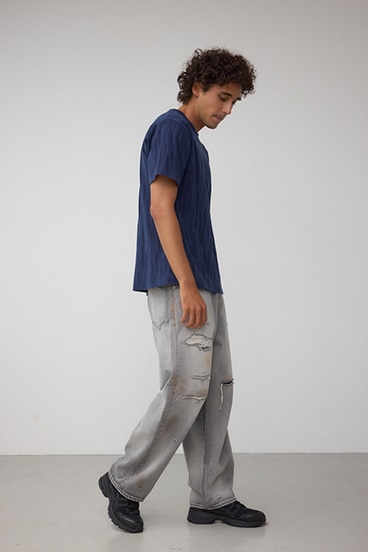 ミックスマテリアルスニーカー 詳細画像