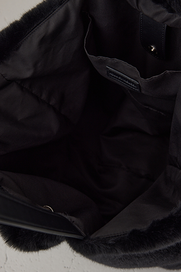 フェイクファービッグトートバッグ 詳細画像