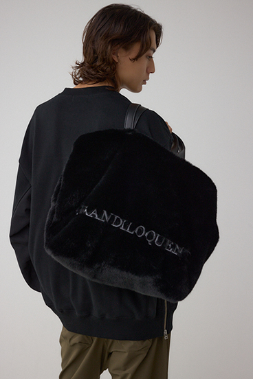 フェイクファービッグトートバッグ