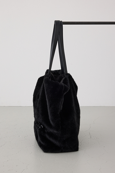 フェイクファービッグトートバッグ 詳細画像