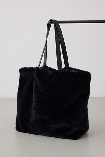 フェイクファービッグトートバッグ 詳細画像