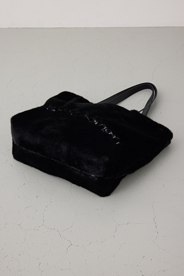 フェイクファービッグトートバッグ 詳細画像