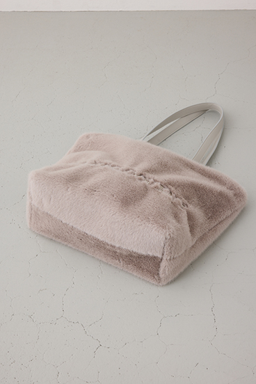 フェイクファービッグトートバッグ 詳細画像