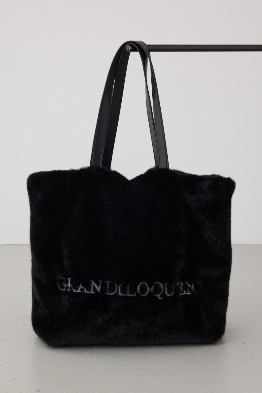 フェイクファービッグトートバッグ