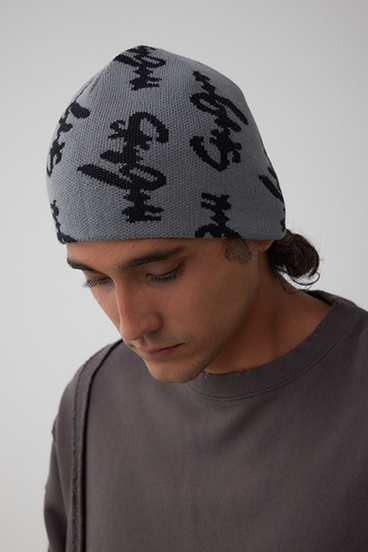 総ロゴニット帽