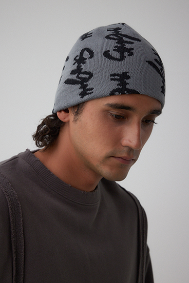 総ロゴニット帽