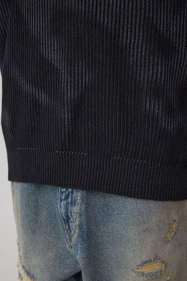 シャドウスプレーリブニット 詳細画像