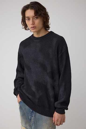 シャドウスプレーリブニット 詳細画像