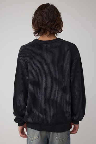 シャドウスプレーリブニット 詳細画像