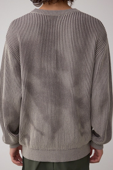 シャドウスプレーリブニット 詳細画像