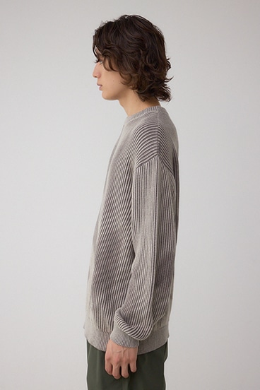 シャドウスプレーリブニット 詳細画像