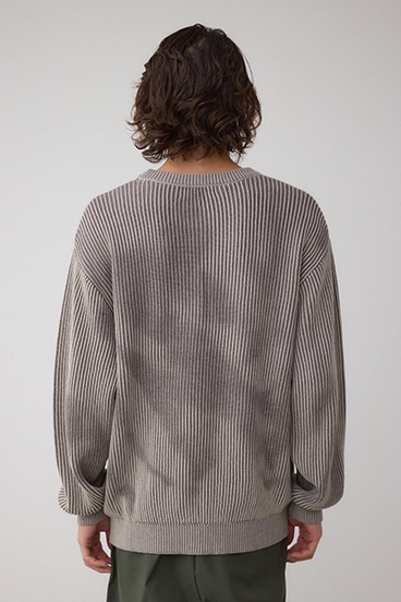 シャドウスプレーリブニット 詳細画像