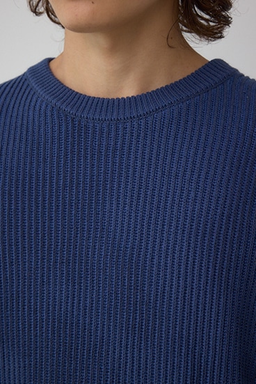 シャドウスプレーリブニット 詳細画像