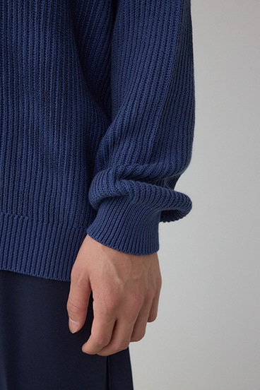 シャドウスプレーリブニット 詳細画像