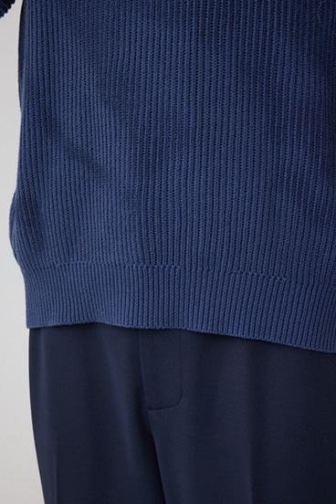 シャドウスプレーリブニット 詳細画像