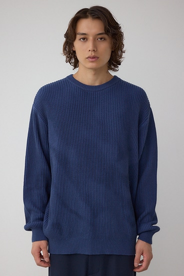 シャドウスプレーリブニット 詳細画像