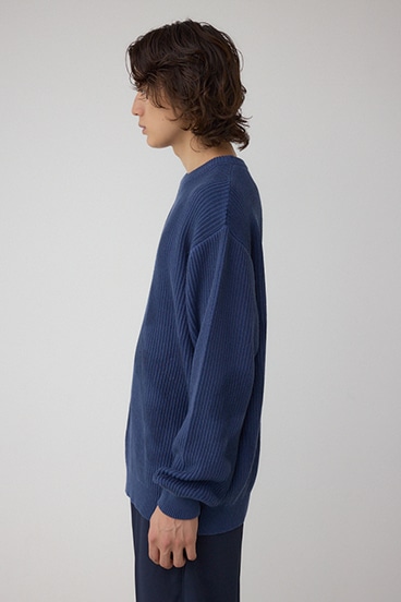 シャドウスプレーリブニット 詳細画像