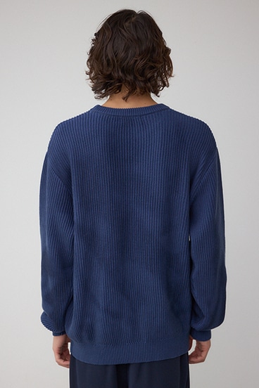 シャドウスプレーリブニット 詳細画像