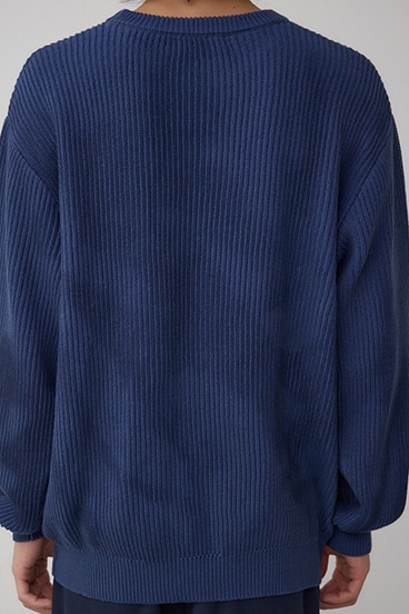 シャドウスプレーリブニット 詳細画像