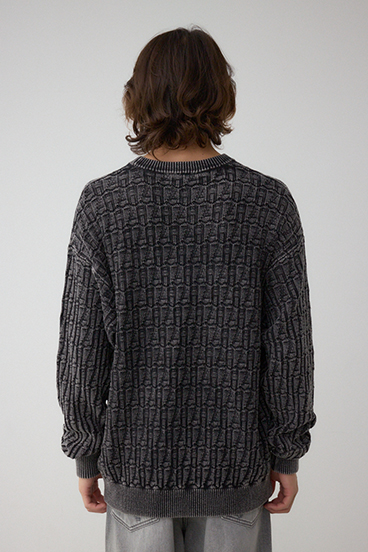 ヴィンテージライクジャガードニット 詳細画像