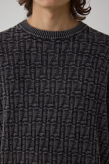 ヴィンテージライクジャガードニット 詳細画像