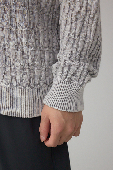 ヴィンテージライクジャガードニット 詳細画像