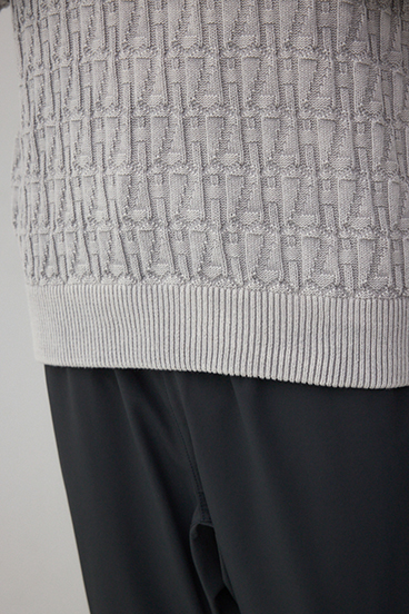 ヴィンテージライクジャガードニット 詳細画像