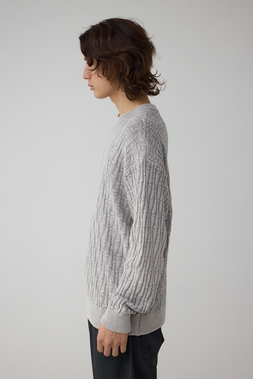 ヴィンテージライクジャガードニット 詳細画像