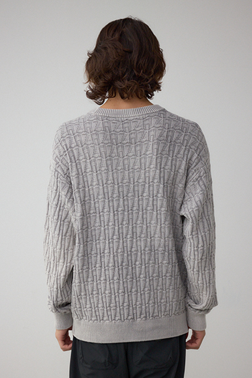 ヴィンテージライクジャガードニット 詳細画像