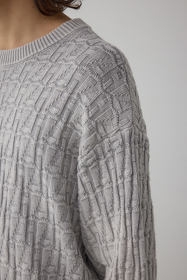 ヴィンテージライクジャガードニット 詳細画像