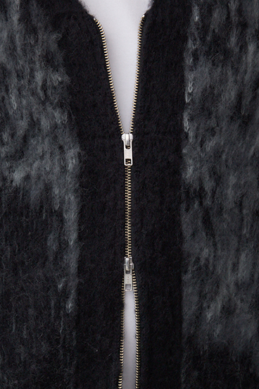 起毛総柄カーディガン 詳細画像