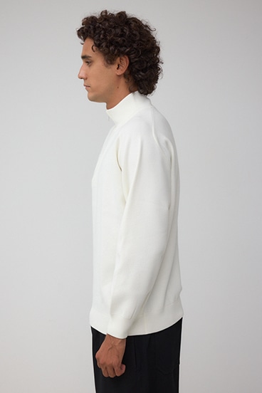 ミラノリブハーフジップ 詳細画像