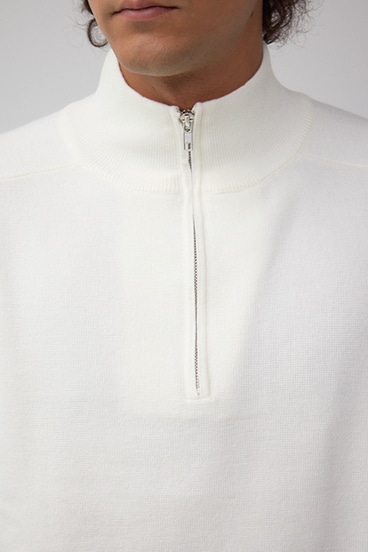 ミラノリブハーフジップ 詳細画像