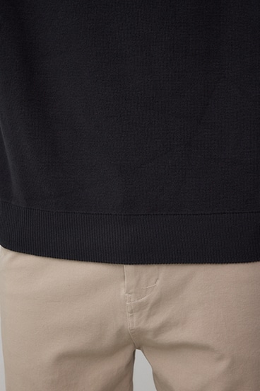 ミラノリブハーフジップ 詳細画像