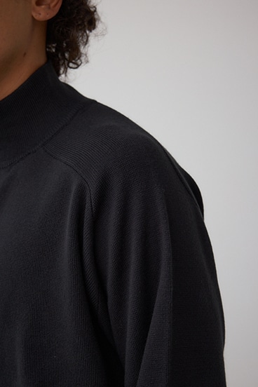 ミラノリブハーフジップ 詳細画像