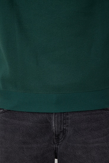 ミラノリブハーフジップ 詳細画像