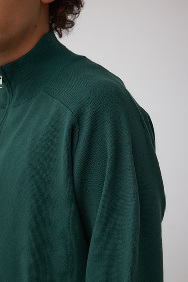 ミラノリブハーフジップ 詳細画像