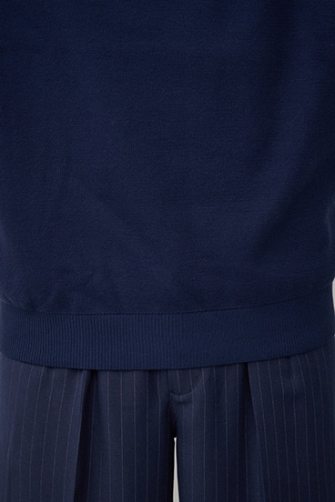 ミラノリブハーフジップ 詳細画像