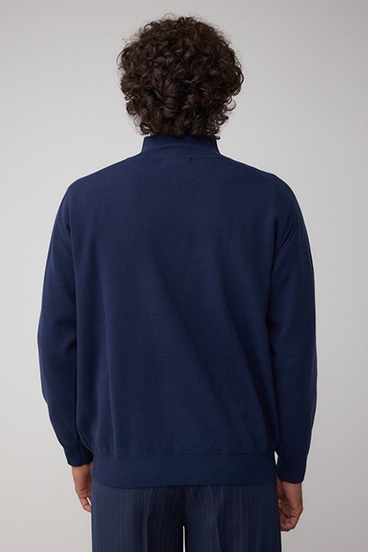 ミラノリブハーフジップ 詳細画像