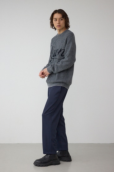 シャギーロゴニット 詳細画像