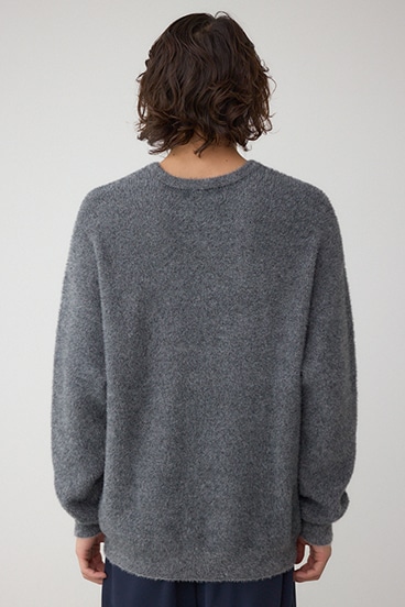 シャギーロゴニット 詳細画像