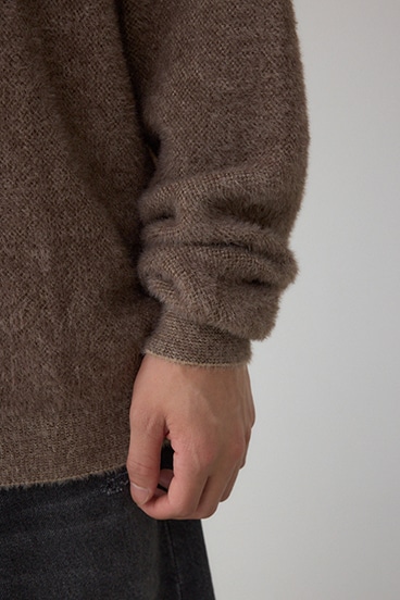 シャギーロゴニット 詳細画像