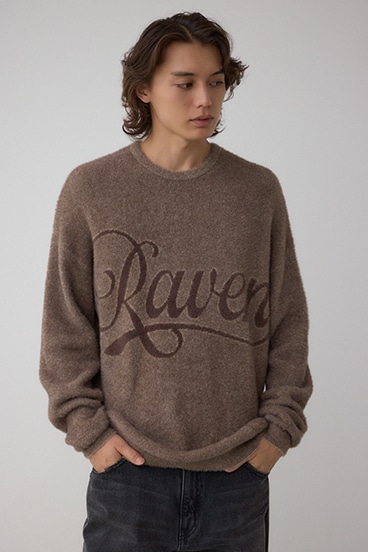 シャギーロゴニット 詳細画像