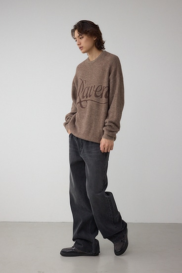 シャギーロゴニット 詳細画像