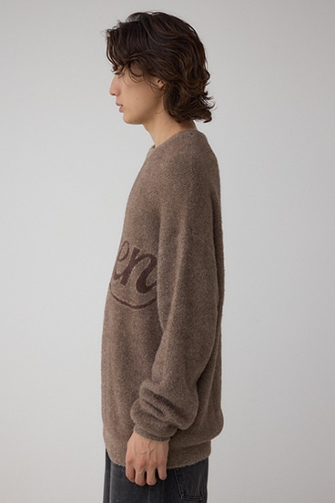 シャギーロゴニット 詳細画像