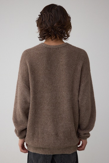 シャギーロゴニット 詳細画像