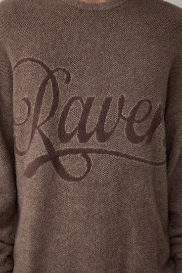 シャギーロゴニット 詳細画像