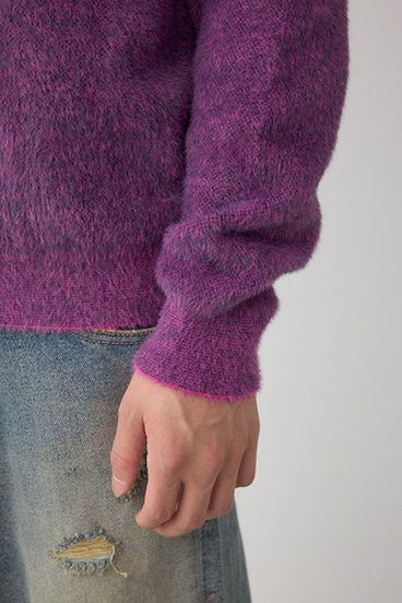 シャギーロゴニット 詳細画像