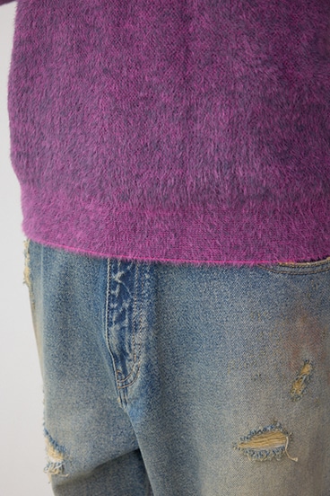 シャギーロゴニット 詳細画像