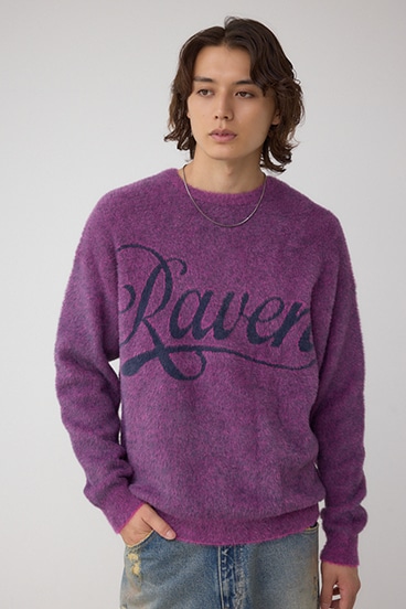 シャギーロゴニット 詳細画像